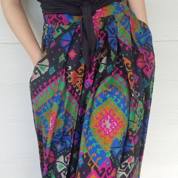 Vintage 80s,90s, Southwestern Navajo Skirt (14) western - Picture 15 of 15